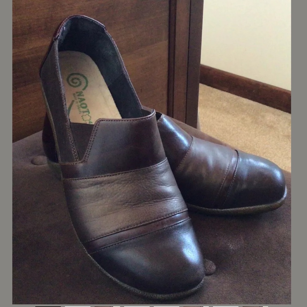 Naot Miro Brown Slip on Size 41, EUC